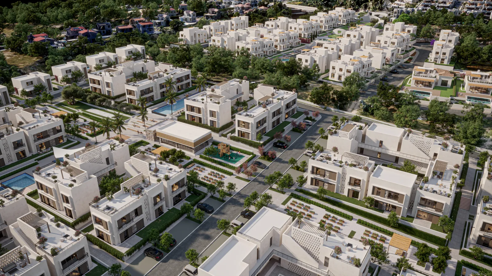 Mediterra Alsancak Girne dış cephe proje görseli